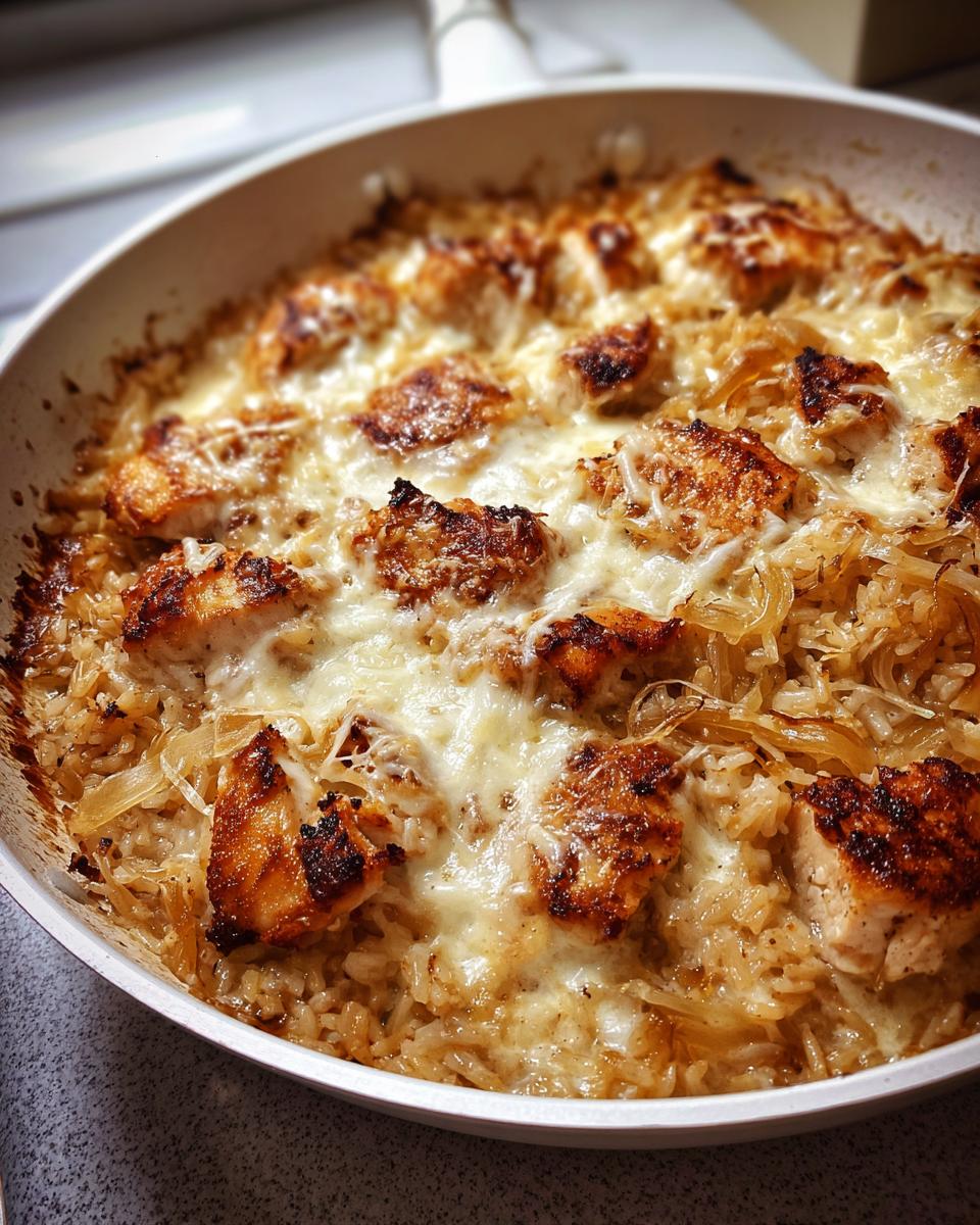 Creamy French Onion Chicken and Rice Recipe - detail 2
