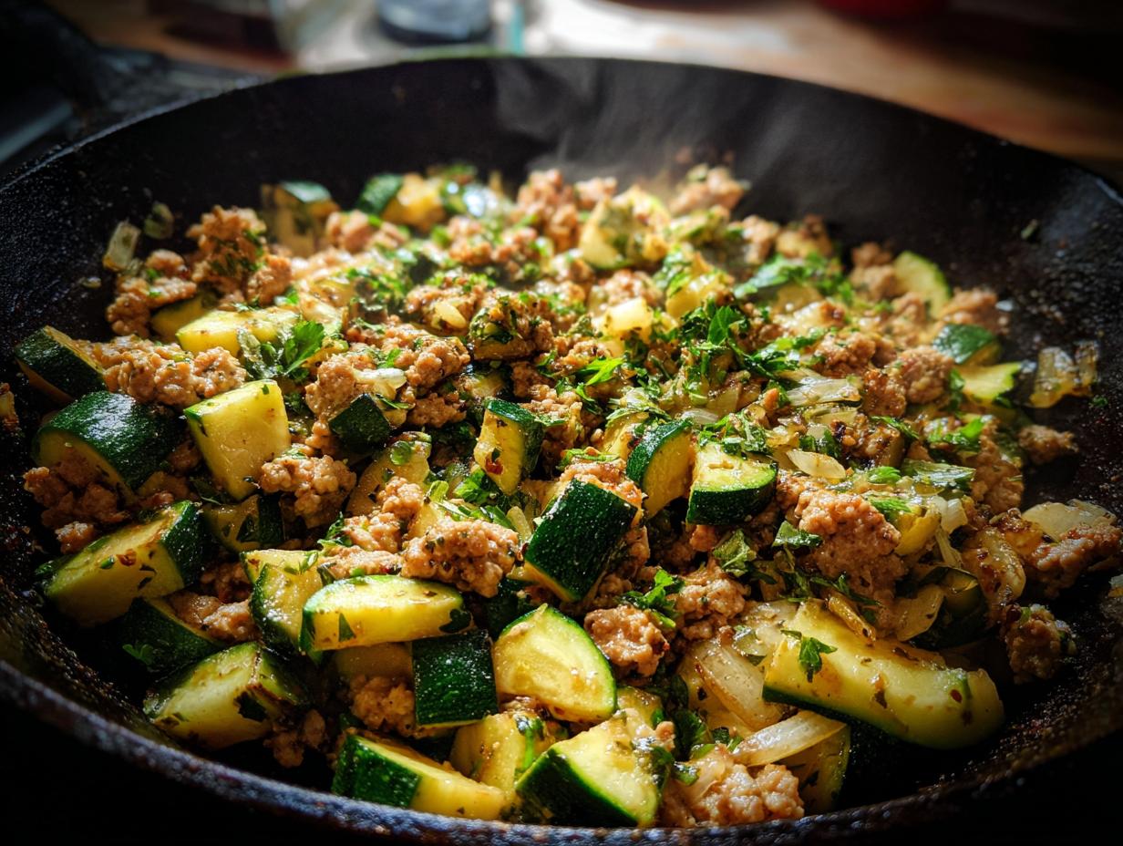 25-Min Ground Turkey and Zucchini Skillet Your Family Will Devour