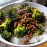 Honey Garlic Ground Beef and Broccoli Stir-Fry