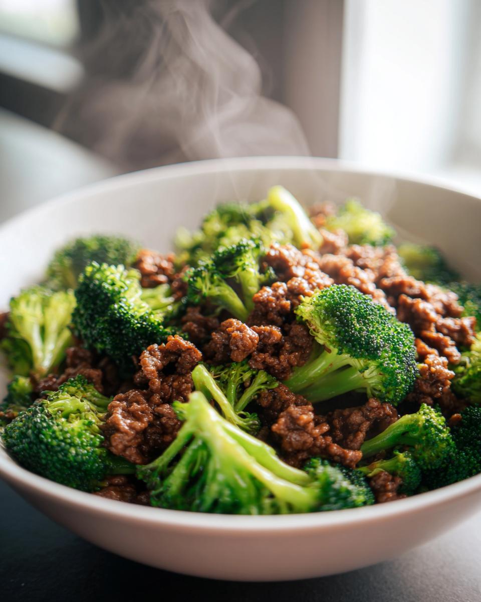 Honey Garlic Ground Beef and Broccoli Stir-Fry - detail 2