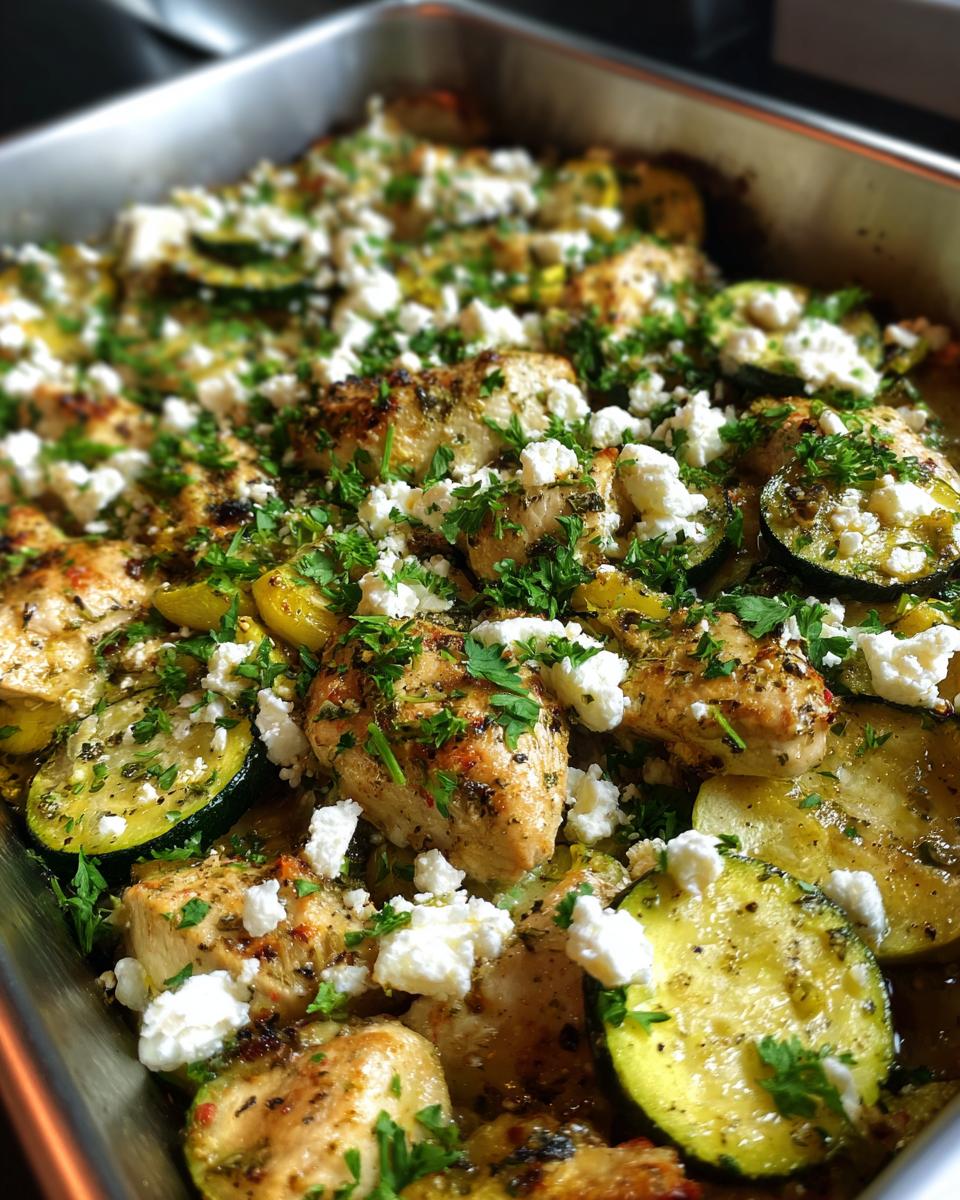 Mediterranean Chicken Zucchini Bake - detail 1