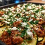 Mediterranean Chicken Zucchini Bake