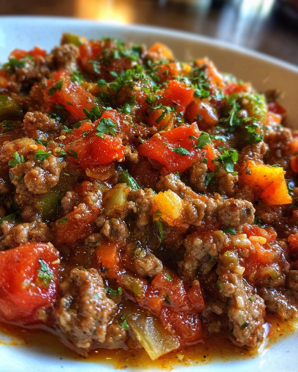 Savory Ground Beef Skillet Recipe - detail 2